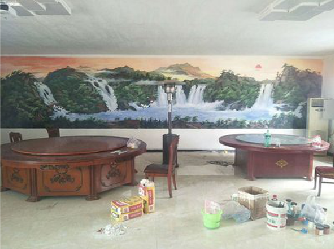 汝城墙绘-写实风景