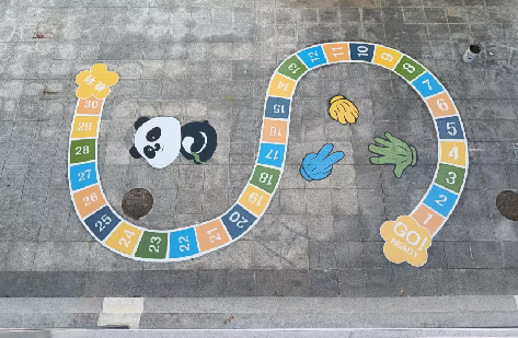 汝城地面游戏彩绘