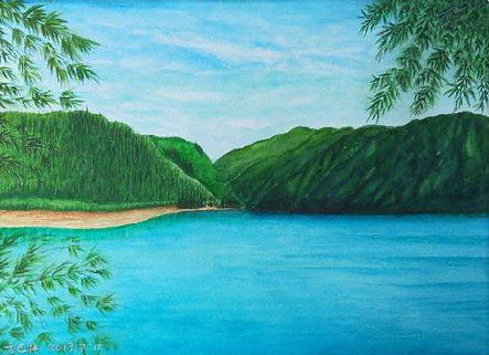 汝城在墙绘中，如何绘画绿水青山？