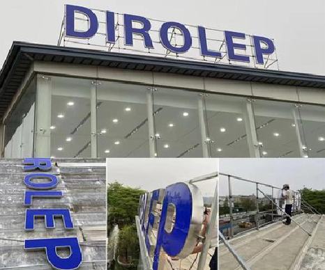 汝城楼顶发光字安装的注意事项。